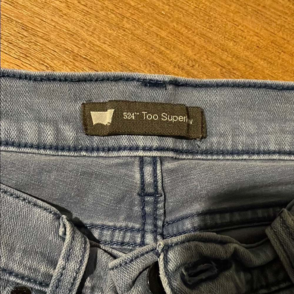 Levi's Light Blue 524 Superlow Jeans